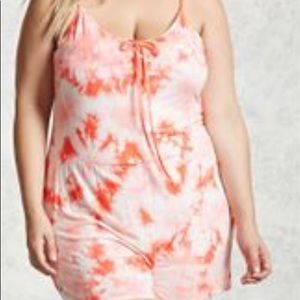 Forever 21+ tie-dye romper